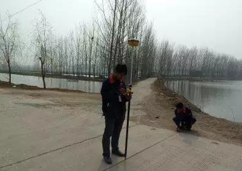 RTK道路丈量现场